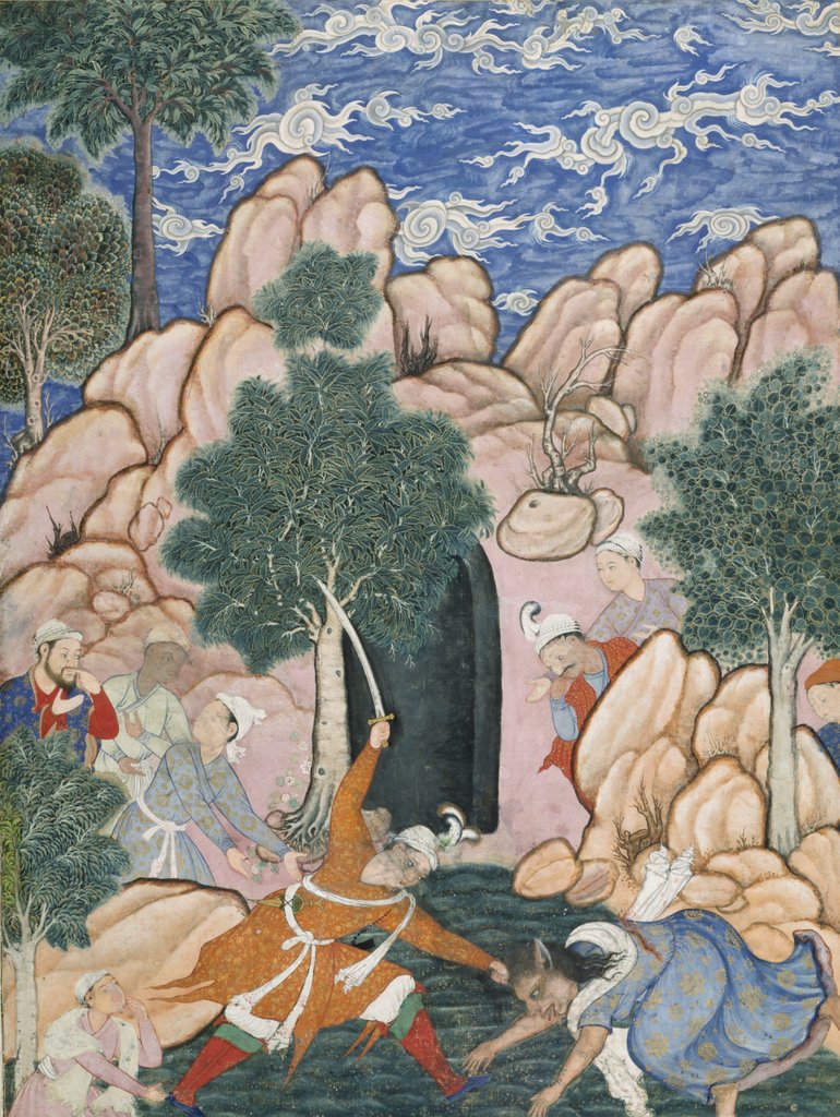 Detail of Hamzanama by Unknown