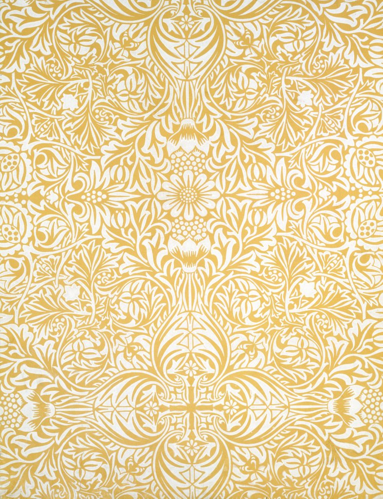 Detail of Wallpaper by William Morris