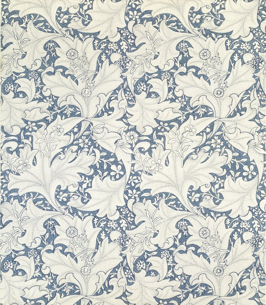 Detail of Wallflower wallpaper by William Morris
