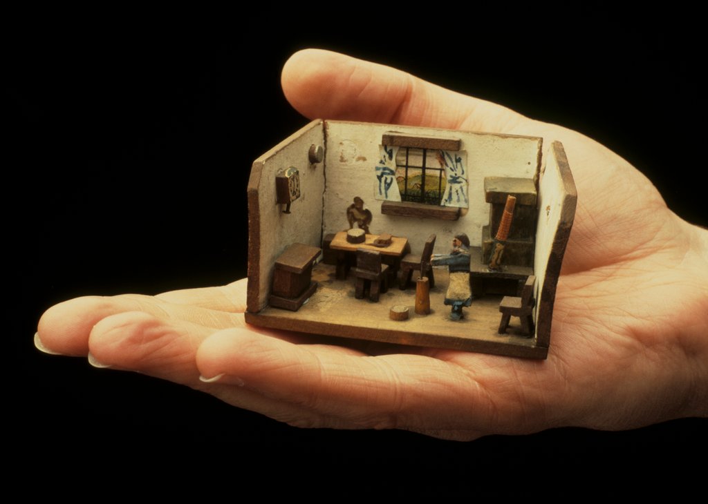 Detail of Miniature Kitchen. Germany, 18th-19th century by Anonymous