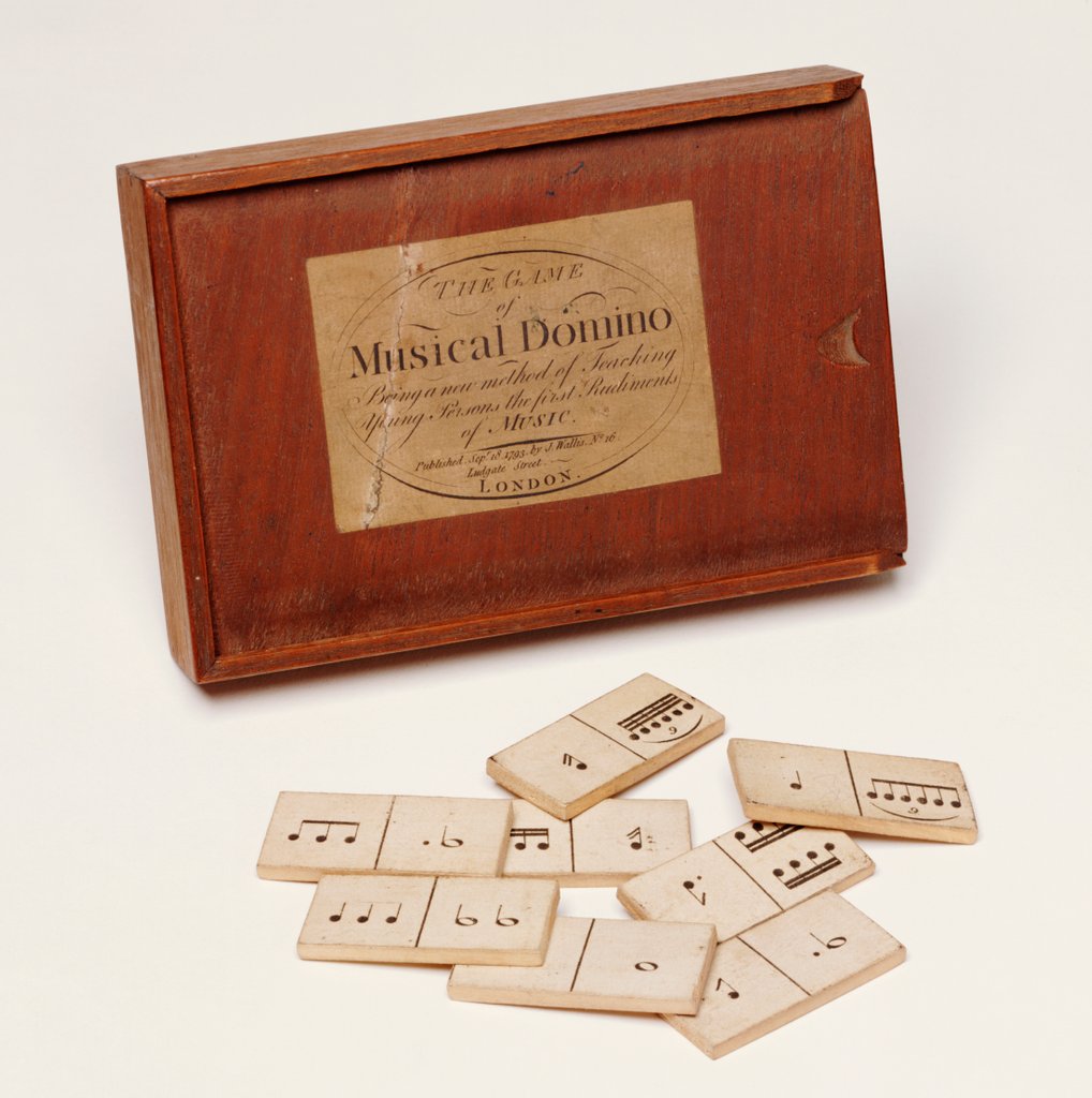 Detail of Game of Musical Dominoes. London, 1793 by Unknown