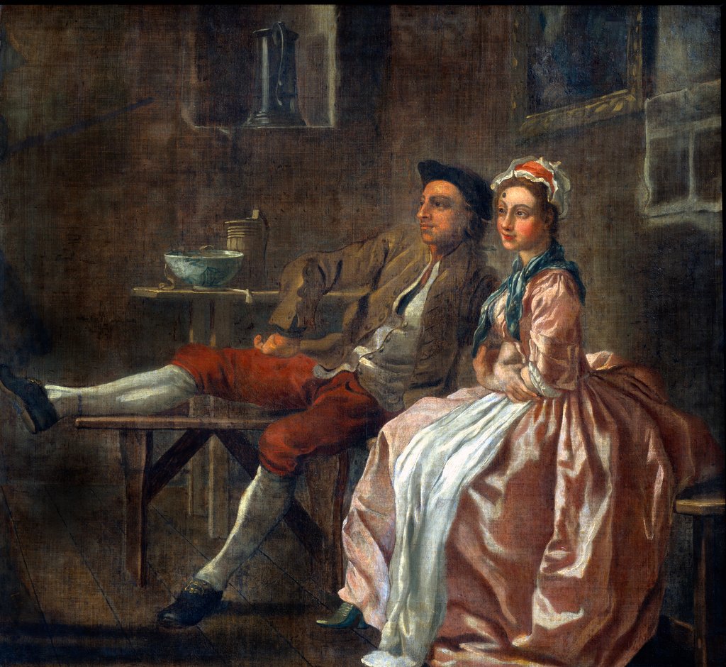 Detail of The Wapping Landlady by Francis Hayman