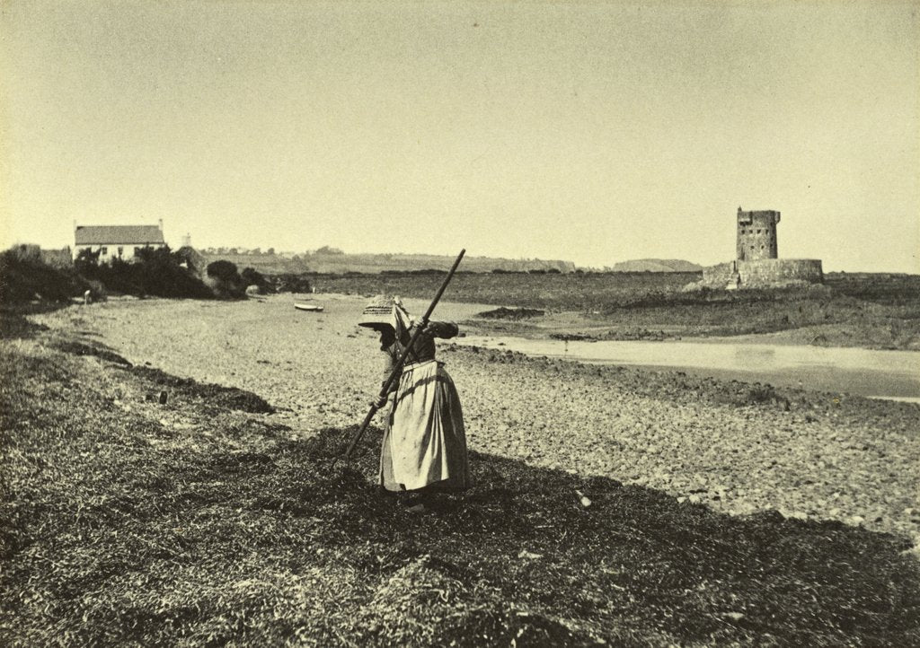 Detail of Woman Raking by Paul Martin