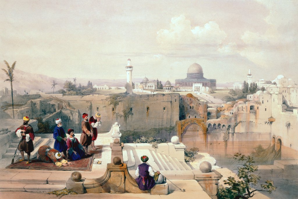 Detail of The Mosque of Omar from The Holy Land by Anonymous