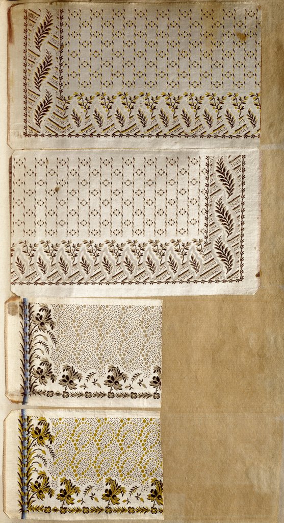 Detail of Sample from the pattern book Fancy Vestings and Handkerchief Goods by Anonymous