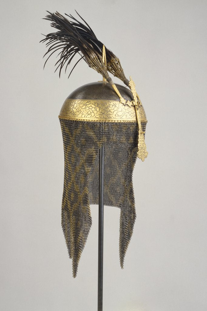 Detail of Helmet. India, 18th century by Unknown