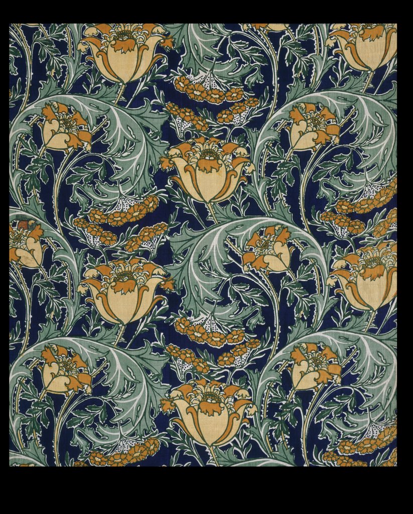 Detail of Furnishing fabric by Unknown