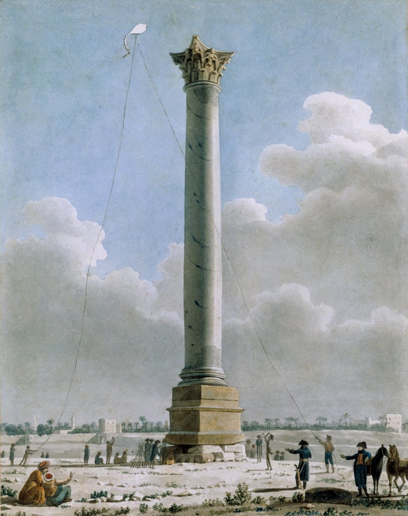 Detail of Vue de la Colonne de Pompée à Alexandrie by Dominique Vivant Denon