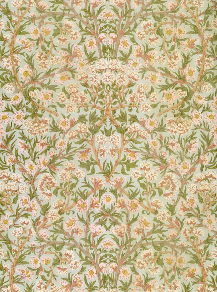 Detail of Blossom wallpaper by Kate Faulkner