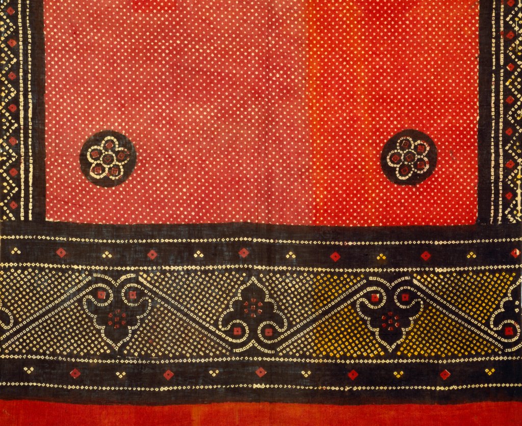 Detail of Woman's head cover, detail by Unknown