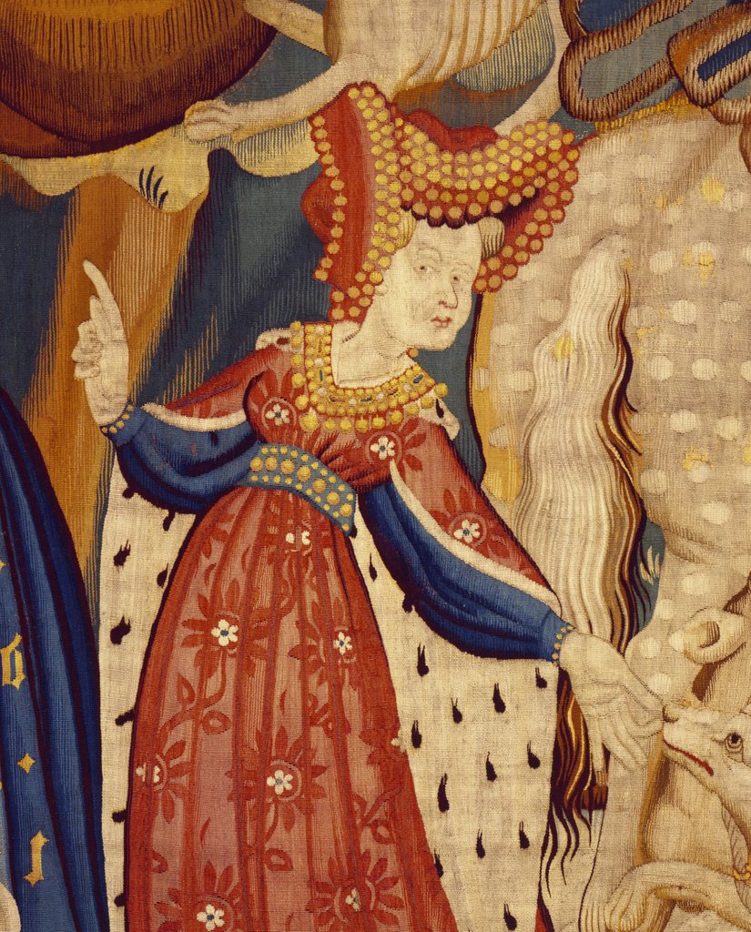 Detail of Devonshire Hunting Tapestry detail by Unknown