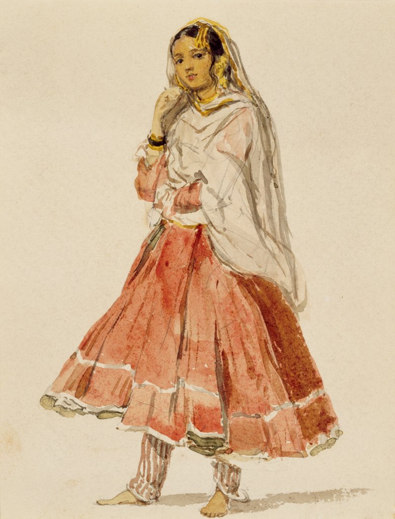 Detail of Dancing girl of Udaipur by Unknown