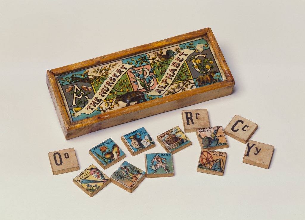 Detail of The Nursery Alphabet Game. Germany, 1875 by Unknown