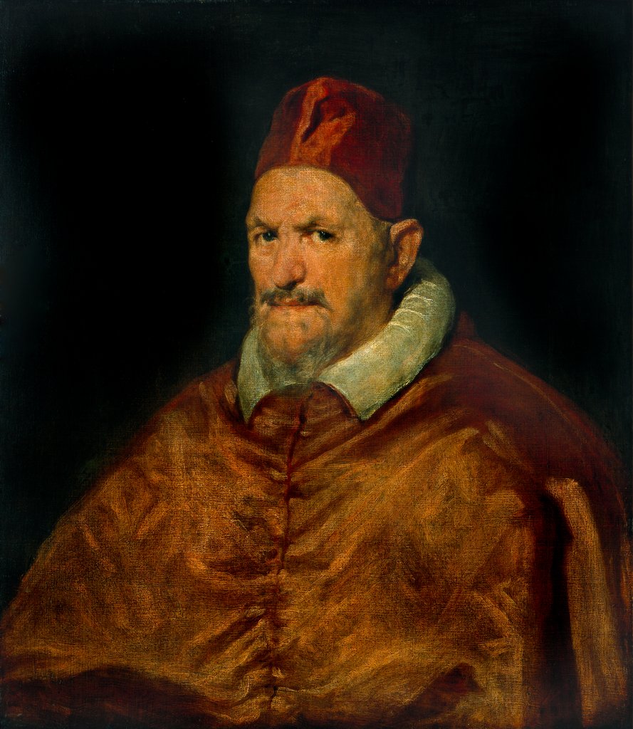 Detail of Pope Innocent X by Diego Velazquez