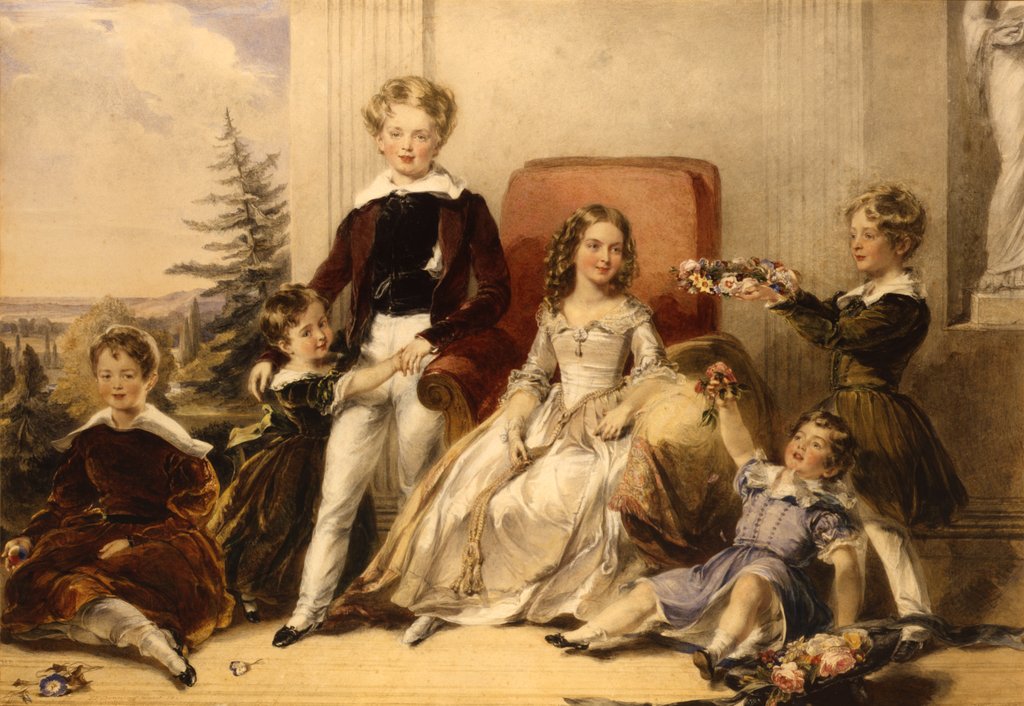 Detail of The Children of Elhanan Bicknell by Stephen Poyntz Denning