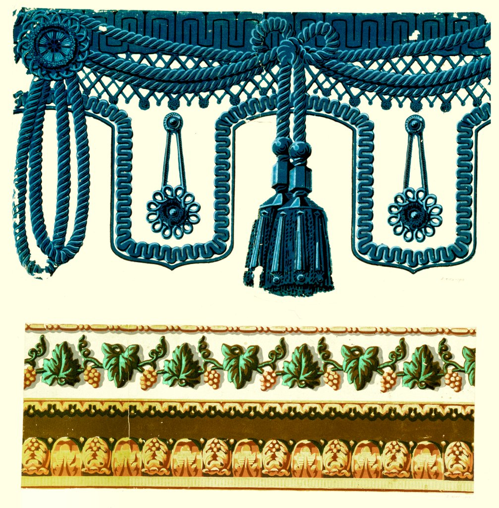 Detail of Wallpaper border, detail by Thomas Avery
