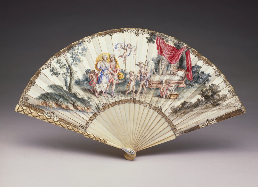 Detail of Fan. France, late 17th century by Unknown