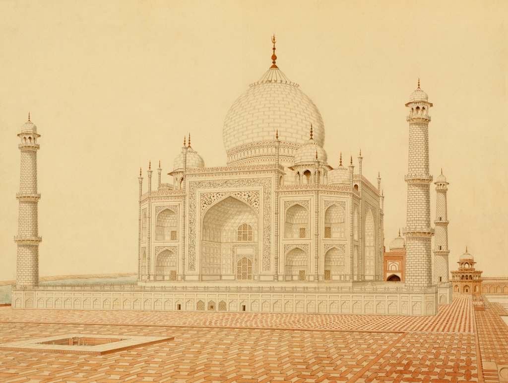 Detail of The Taj Mahal by Unknown