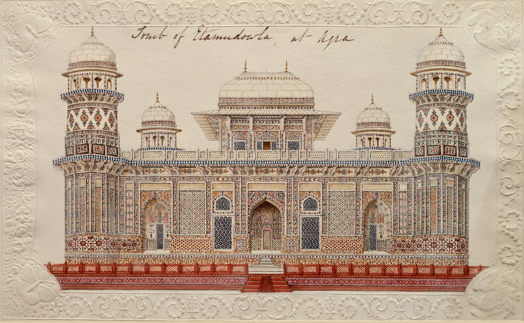 Detail of Tomb of Itmad-ud-duala in Agra by Unknown