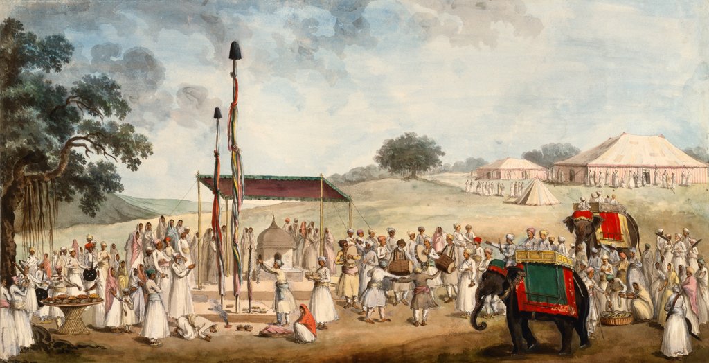 Detail of A Muslim festival by Unknown