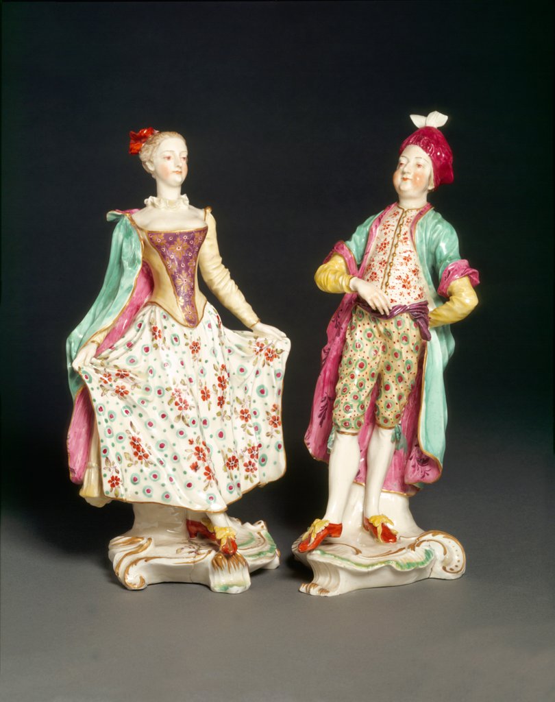 Detail of A Pair of Dancers by Unknown