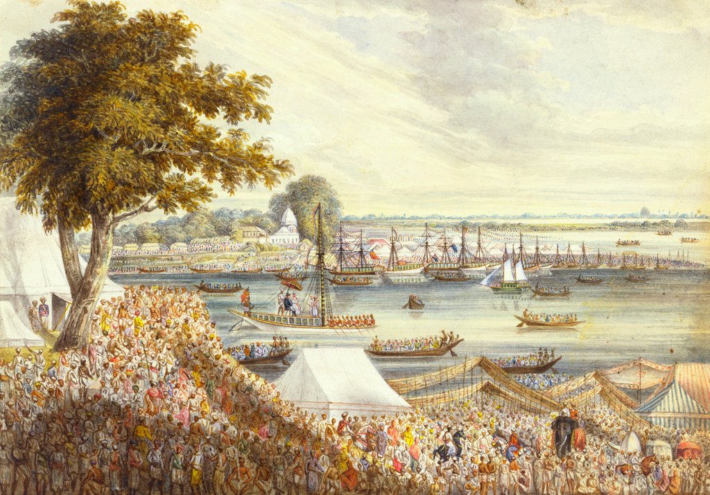 Detail of The Harihar Kshetra Festival by Sewak Ram