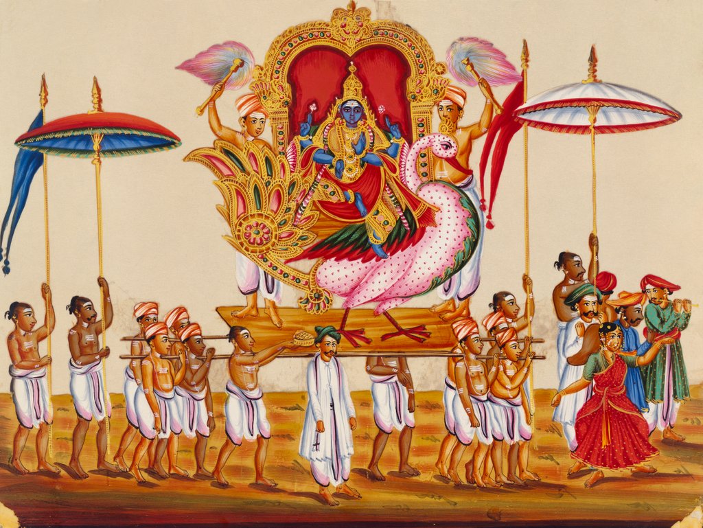 Detail of The Procession of Jemboonadasawmy by Unknown