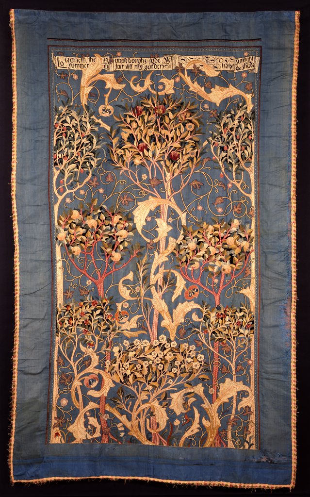 Detail of Portiere, The Orchard by Mary Morris