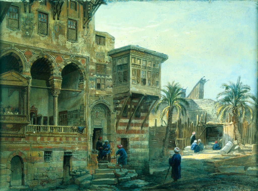 Detail of Exterior of the house of the Memluk Raduan Bey by Frank Dillon
