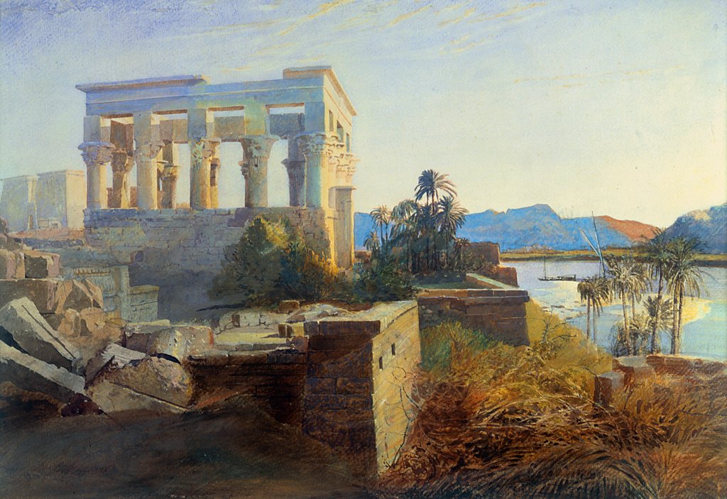 Detail of Island of Philae by William Edward Dighton