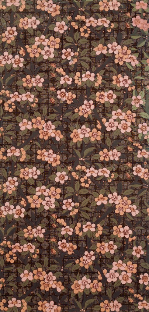 Detail of Pomegranate wallpaper by Lewis Foreman Day