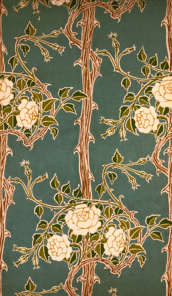 Detail of Wallpaper by Walter Crane