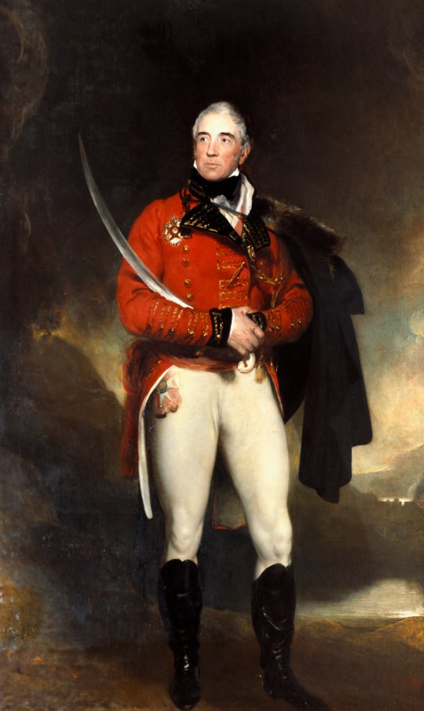Detail of Thomas Graham, Lord Lynedoch by Thomas Lawrence