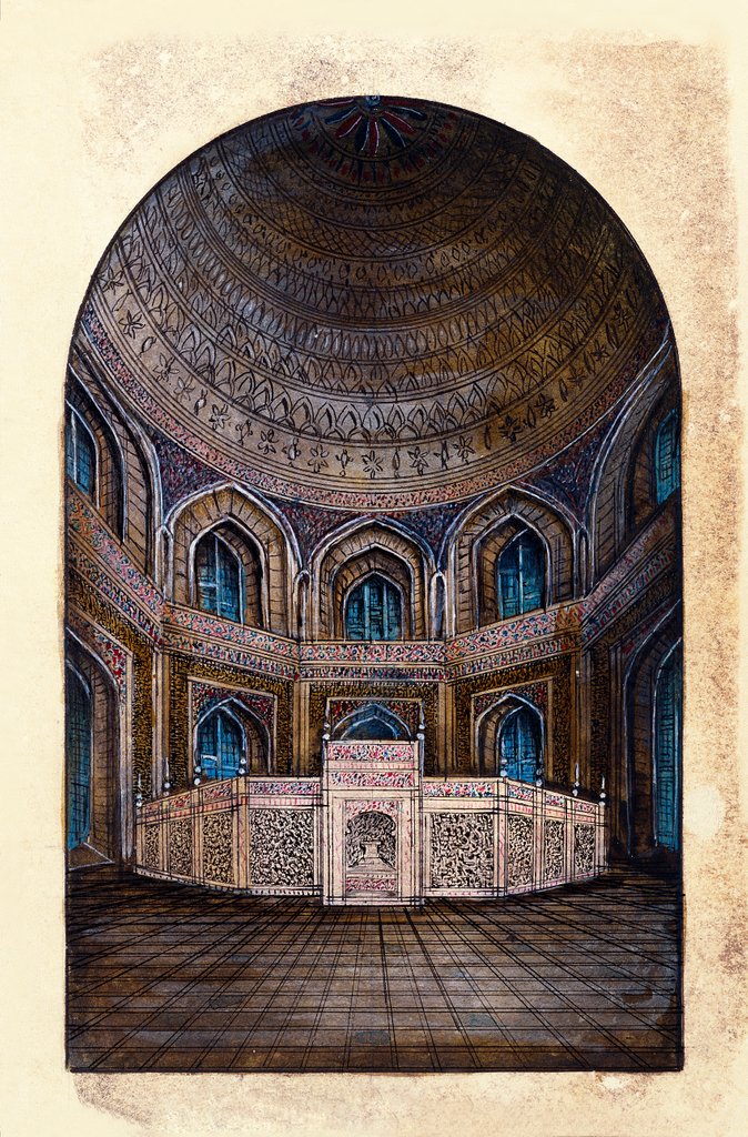 Detail of Interior of the Taj Mahal by Unknown