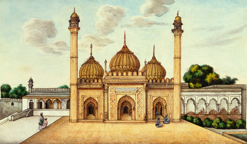 Detail of Mosque of Nawab Bahadur Ali Khan by Unknown