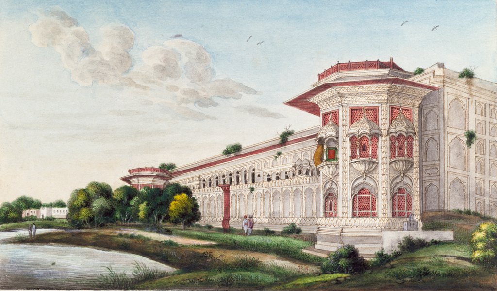 Detail of The Qudsiyah Palace. India, 19th century by Unknown