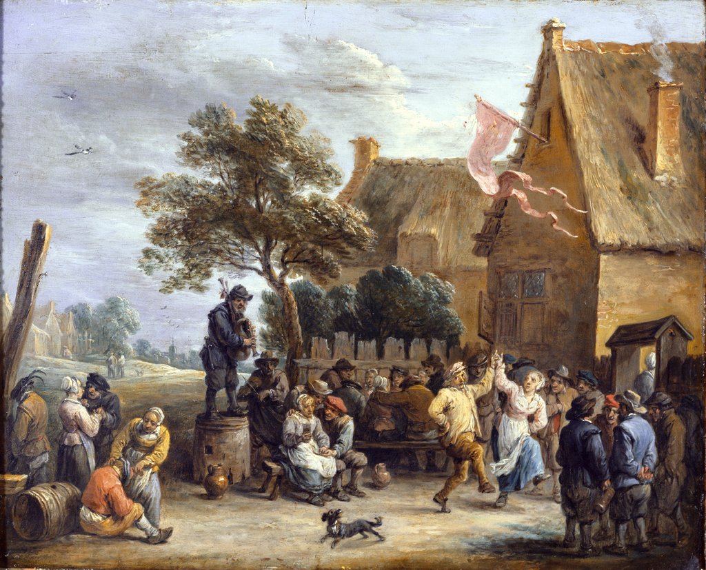 Detail of A Village Merrymaking at a Country Inn by David Teniers The Younger
