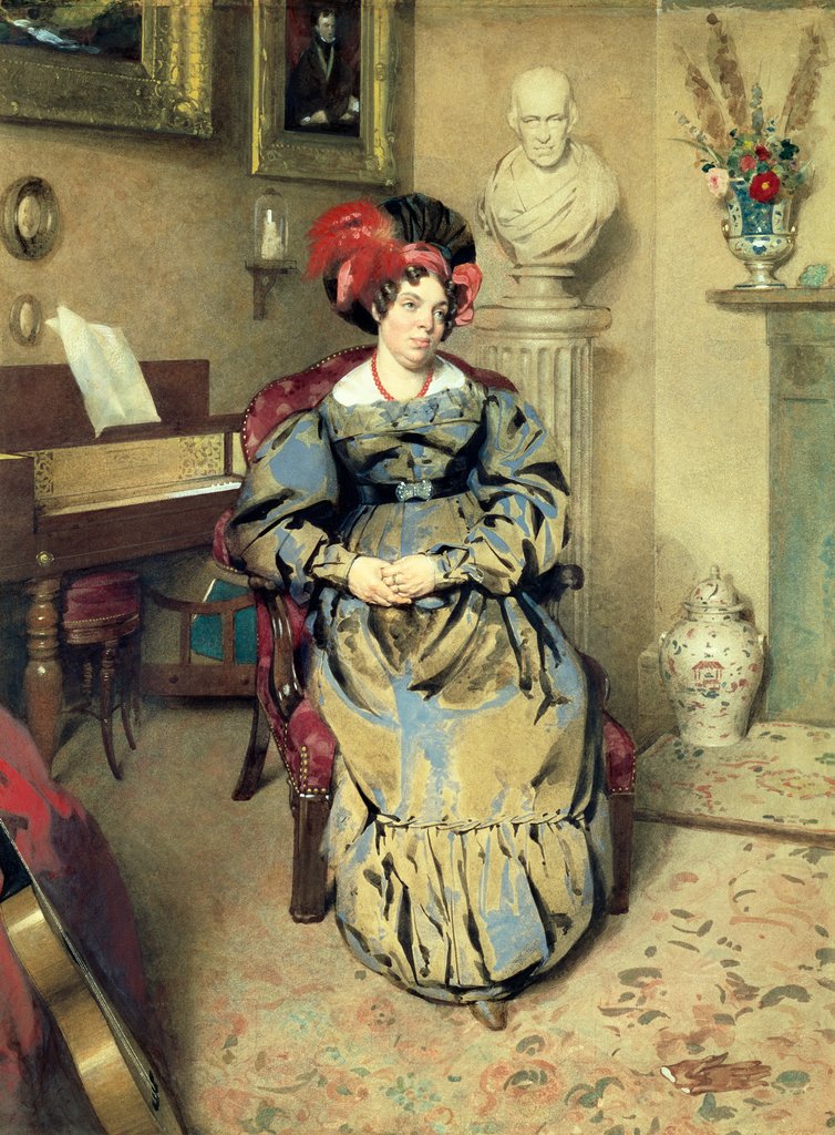 Detail of Portrait of a Lady by Frederick Cruickshank