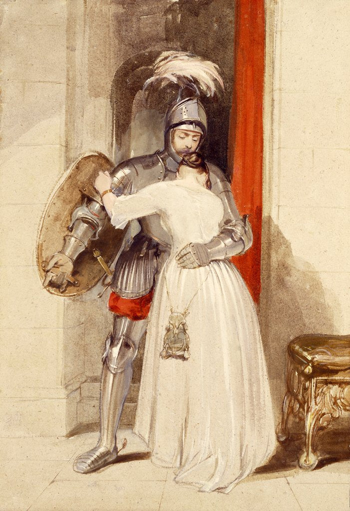 Detail of Lady Knight by George Cattermole