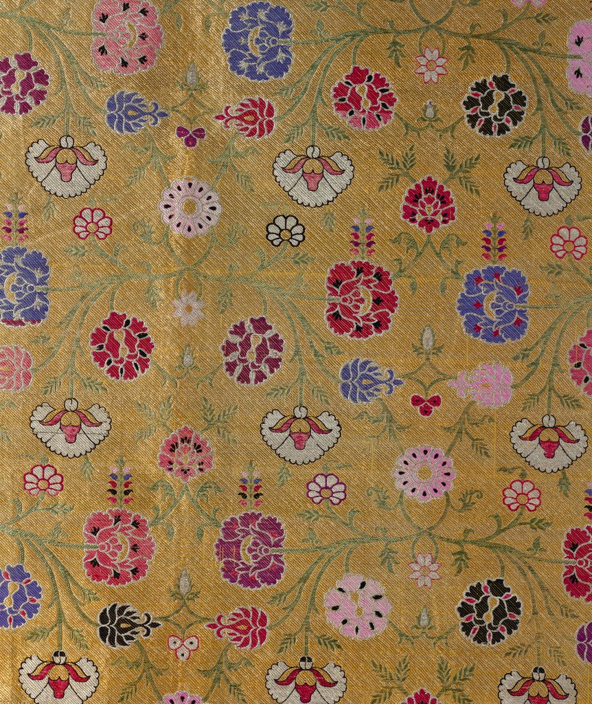 Detail of Gold brocade. Varanasi, India, late 19th century by Unknown
