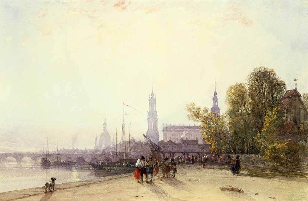 Detail of Dresden by William Wyld