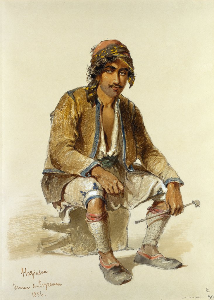 Detail of Armenian from Erzerum by Aloysius Rosarius Amadeus Raymondus Andreas Preziosi
