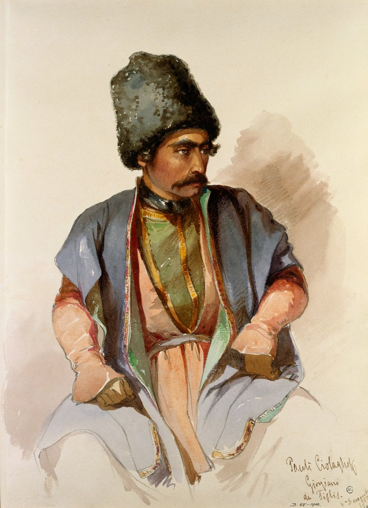 Detail of Georgian from Tiflis by Aloysius Rosarius Amadeus Raymondus Andreas Preziosi