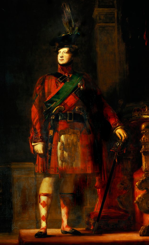 Detail of King George IV by David Wilkie
