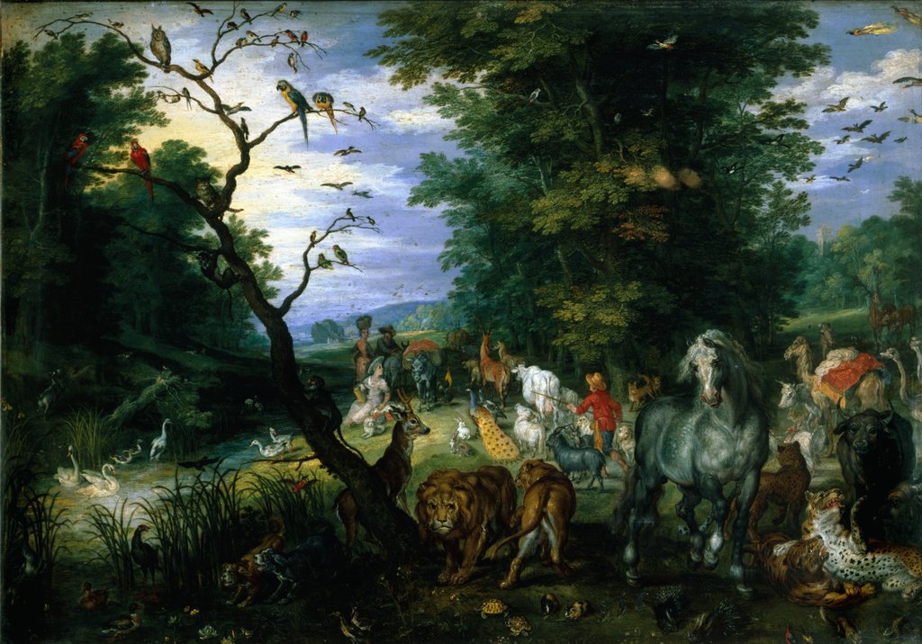 Detail of Garden With Animals by Jan Brueghel The Elder)