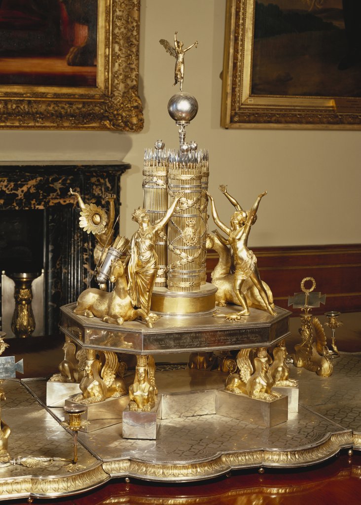 Detail of The Portuguese Service Centre Piece. Lisbon, Portugal, 1816. by Anonymous