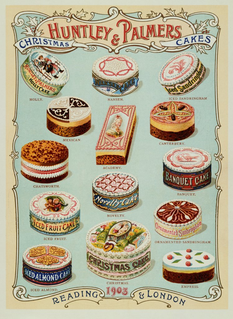 Detail of Christmas Cakes by Unknown