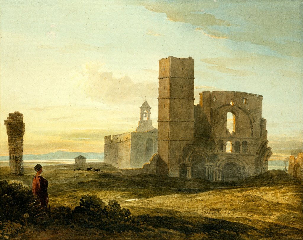 Detail of Holy Island by John Varley