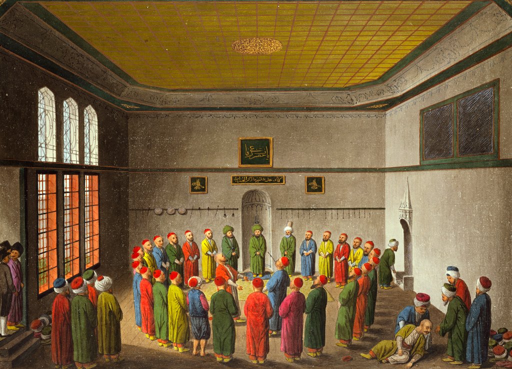 Detail of Convent of the Rufai Dervishes. Turkey, early 19th century by Anonymous Greek artist