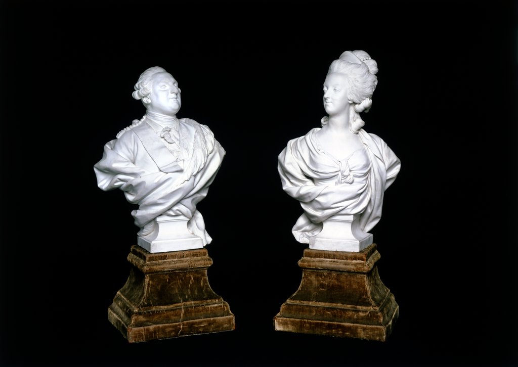 Detail of Louis XIV and Marie Antoinette by Unknown